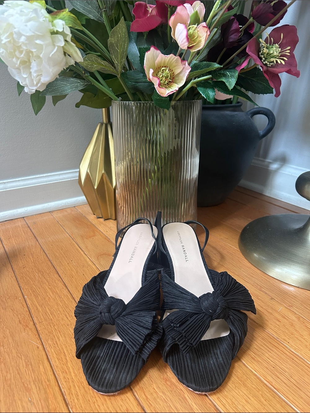 Loeffler Randall Dahlia Ankle Strap Knotted Sandal